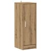 vidaXL Omarica za čevlje artisan hrast 32x35x92 cm inženirski les