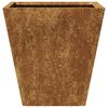 vidaXL Garden Planters 2 kosa 30x30x30 cm Weathering Steel