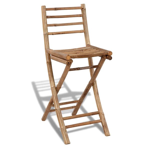 vidaXL Barska garnitura 3-delna iz bambusa