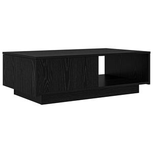 vidaXL Klubska miza Črna Orehovina 95 x 55 x 31 cm Inženirski les