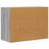 vidaXL Strani &scaron;al Siva Sonoma 80,5 x 35 x 59 cm Konstruiran les