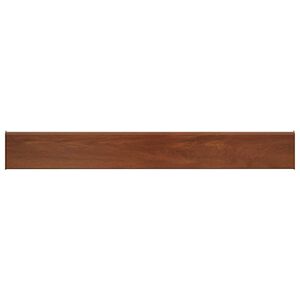 vidaXL Okenski nadstre&scaron;ek Rjav les 100 x 15 x 4,5 cm PVC