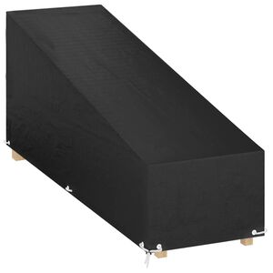 vidaXL Prevleka za ležalnik 12 obročkov 200x65x35/60 cm polietilen