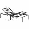 vidaXL Električna nastavljiva postelja Črna 200 x 70 x 33,5 cm Jeklo