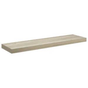 vidaXL Stenska polica barva hrasta 90x23,5x3,8 cm MDF