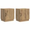 vidaXL Nočna omarica 2 kos Artisan hrast 43 x 34,5 x 47 cm