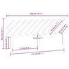 vidaXL Posteljno vzglavje sivo 196x3x80,5 cm trdna borovina