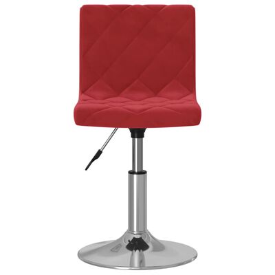 vidaXL Barski stolček vinsko rdeč žamet