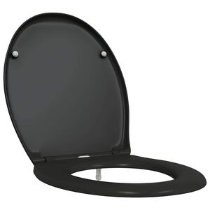 vidaXL Pokrivalo za strani&scaron;če Črna 47 x 37 x 4 cm Duroplast
