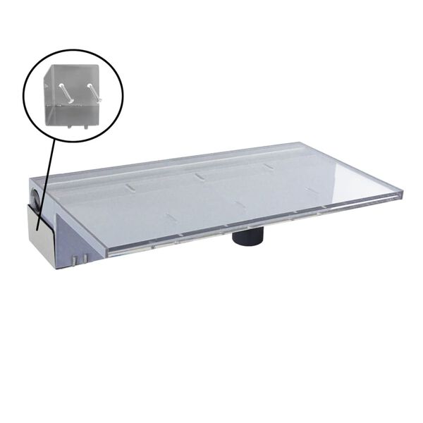 Ubbink Vodni slap Niagara LED 60 cm prozoren 7504609