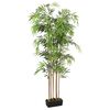vidaXL Umetno bambusovo drevo 1605 listov 180 cm zeleno