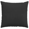 vidaXL Blazine za kavč 2 pcs Črna 45 x 45 cm blago