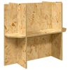 vidaXL Osnova za terarij s polico Rjava 60 x 30 x 50 cm OSB