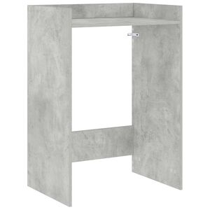 vidaXL Omara za pralni stroj Betonsko siva 67,5 x 48 x 97 cm