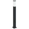 vidaXL Stebriček z vtičnico 80 cm črne barve IP44