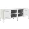 vidaXL TV omarica 2 kosa bela 68x39x50,5 cm jeklo