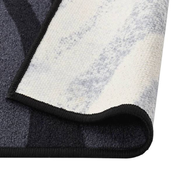 vidaXL Tepih tekač črn 80x200 cm