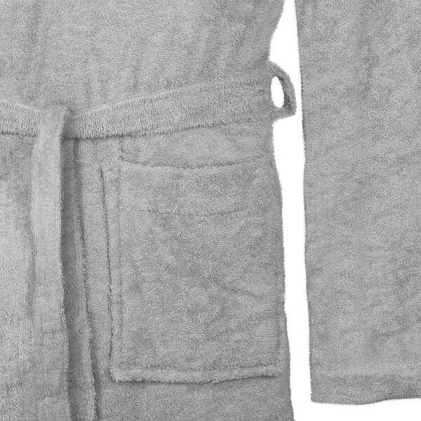 vidaXL Kopalni pla&scaron;č KINN Siva XL Bombaž