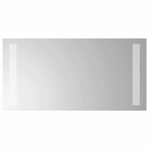 vidaXL LED kopalni&scaron;ko ogledalo Transparentno 40 x 20 cm kaljeno steklo