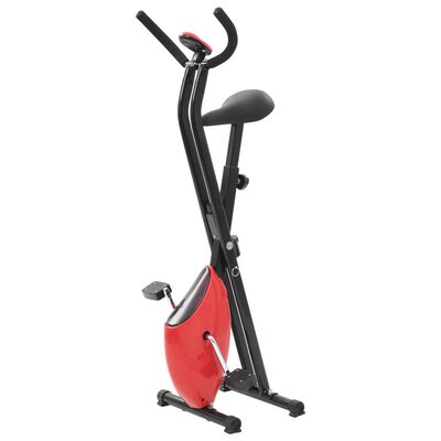 vidaXL Sobno kolo X-Bike jermenski upor rdeče barve