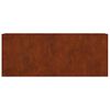 vidaXL Vrtna visoka greda 200x40x80 cm corten jeklo