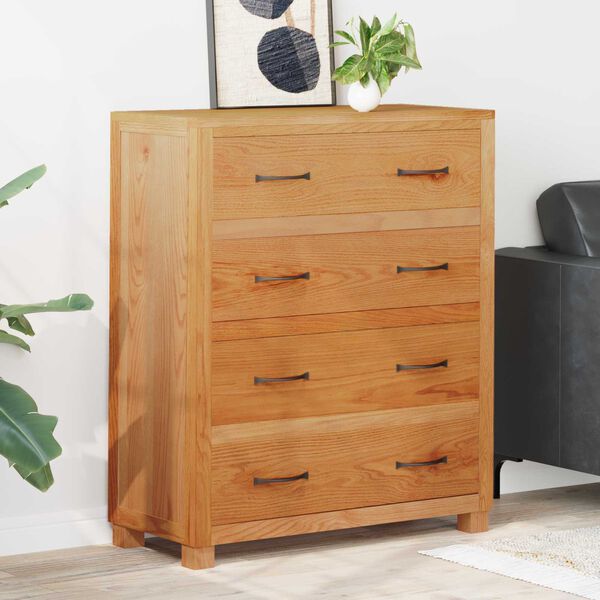 vidaXL Za omarice s predalom s shranjevanjem Rjava Konstruiran les