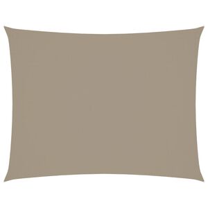 vidaXL Senčno jadro oksford blago pravokotno 3x6 m taupe
