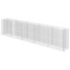 vidaXL Visoka greda gabion pocinkano jeklo 450x50x100 cm