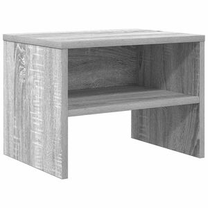 vidaXL Nočna omarica siva sonoma 40x30x30 cm inženirski les