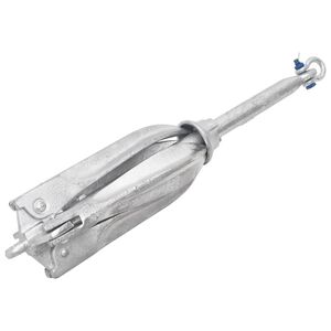 vidaXL Zložljivo sidro srebrno 10 kg vroče pocinkano litino