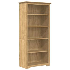 vidaXL Knjižna omara BODO 5 ravni 82 x 40 x 173 cm Inženirski les
