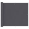 vidaXL Balkonsko platno antracitno 90x700 cm 100 % poliestrski oxford