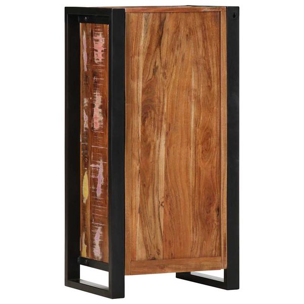 vidaXL Nočna omarica 40x30x80 cm masivni les obnovljen