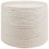 vidaXL Vrv iz jute 80 mm 50 m Bela 100% Tossa jute