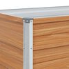 vidaXL Vrtna visoka greda Svetlo rjava 100 x 100 x 77 cm