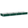 vidaXL Povi&scaron;ana vrtna gredica Zelena 320 x 80 x 24 cm