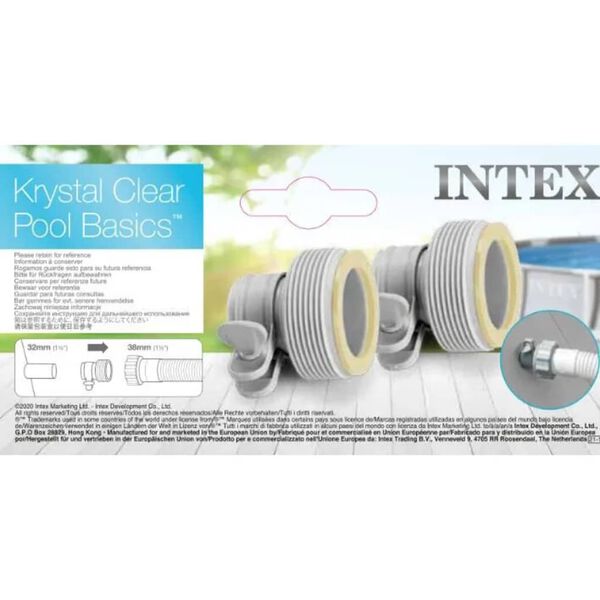 Intex B adapterji za cevi 32 mm do 38 mm