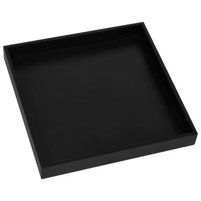 vidaXL Stranska mizica črna in zlata 38x38x38,5 cm mediapan