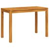 vidaXL Vrtna jedilna miza 110x55x75 cm trden akacijev les