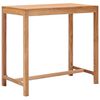vidaXL Vrtna barska miza 110x60x105 cm trdna tikovina