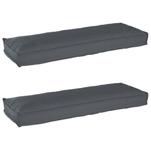 vidaXL Set blazin za palete 2 kos Oxford blago Antracit