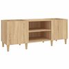 vidaXL Omarica za plo&scaron;če iz hrasta sonoma 121x38x48 cm inženirski les