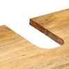 vidaXL 5 kosov kopalni&scaron;kega pohi&scaron;tva Brown Solid Wood Mango