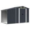 vidaXL Vrtna lopa antracitna 277x192,5x179 cm pocinkano jeklo