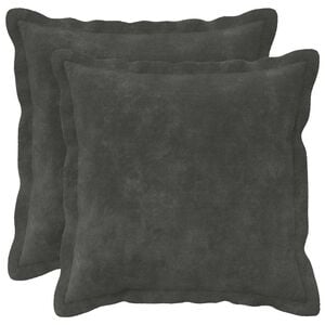 vidaXL Prevleka za blazino 2 kos HOUTEN Antracit 30 x 30 cm Mikrofibra