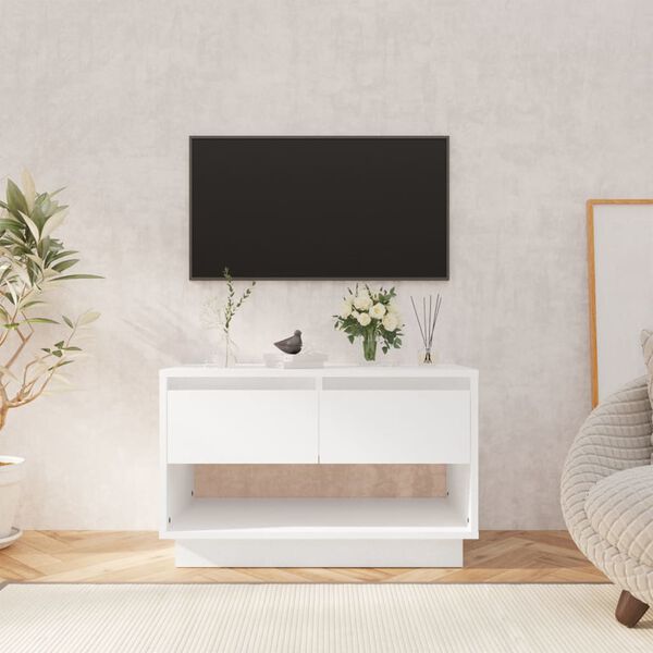 vidaXL TV omarica bela 70x41x44 cm iverna plo&scaron;ča