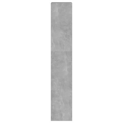 vidaXL Knjižna omara/pregrada betonsko siva 40x30x166 cm