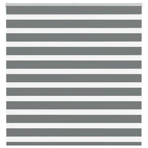 vidaXL Zebra senčilo temno sivo 150x150 cm tkanina &scaron;irina 145,9 cm