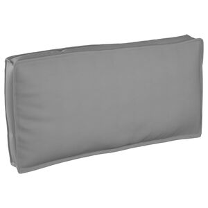 vidaXL Blazina Oxford tkanina Siva 120 x 60 x 12 cm