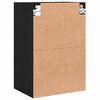 vidaXL Viseča omarica Črni hrast 40 x 29,5 x 60 cm Konstruiran les